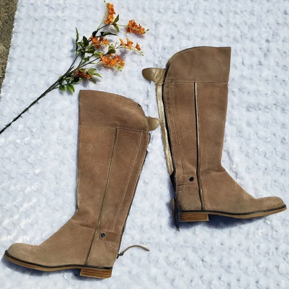 Franco Sarto size 6.5 tan riding boot